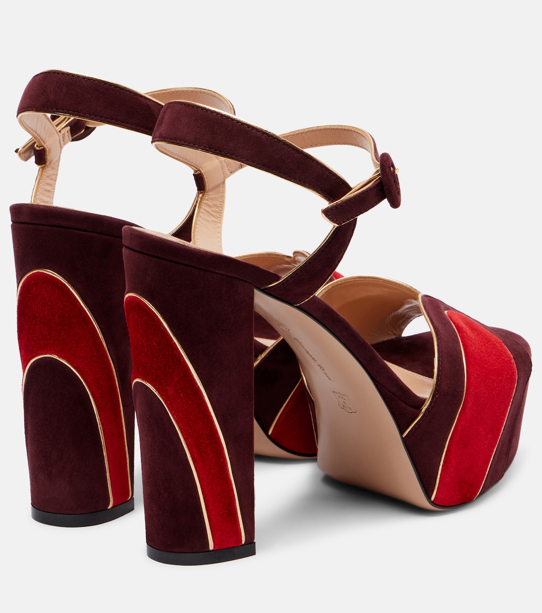 125 suede platform sandals | Gianvito Rossi