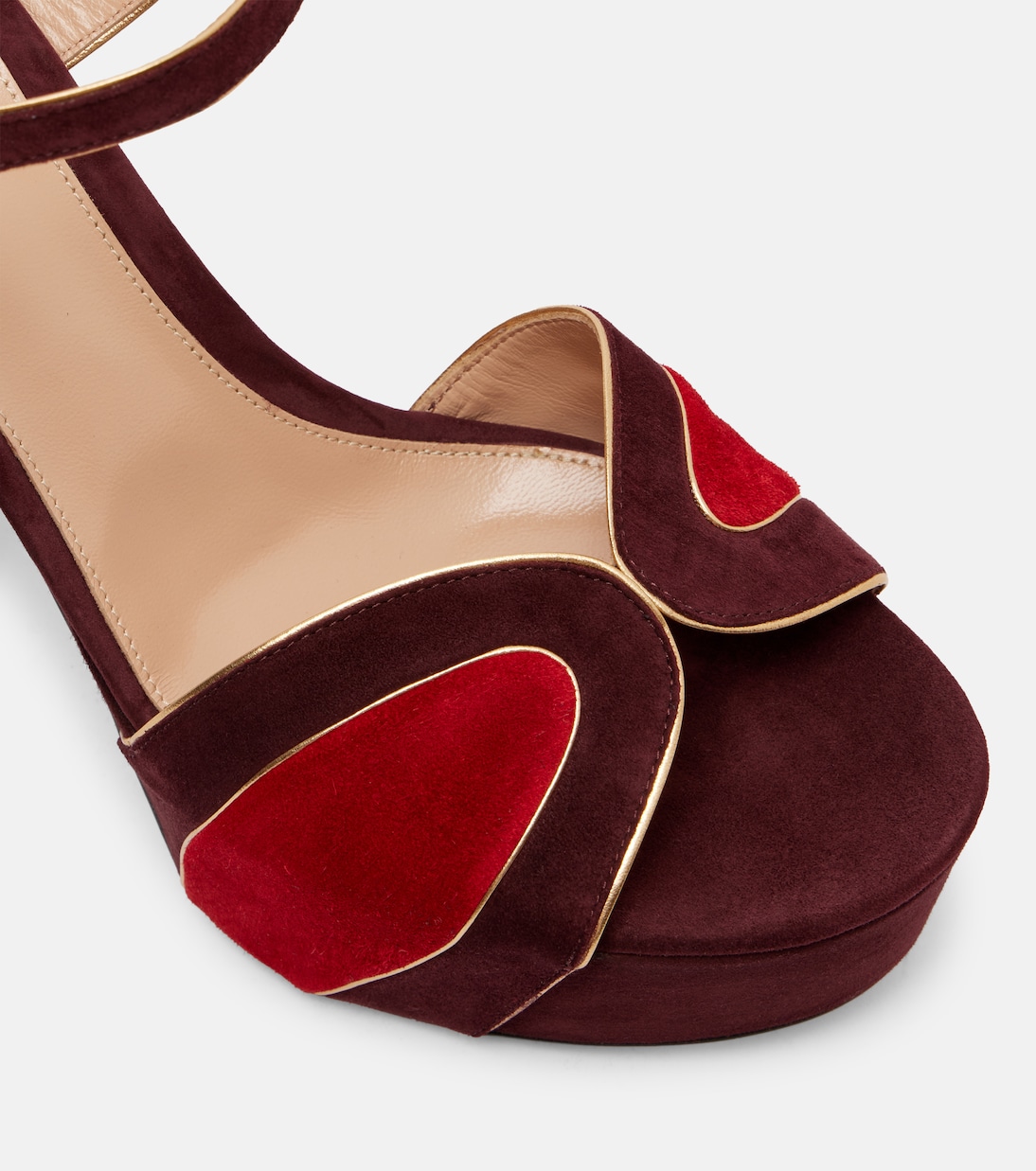 125 suede platform sandals | Gianvito Rossi