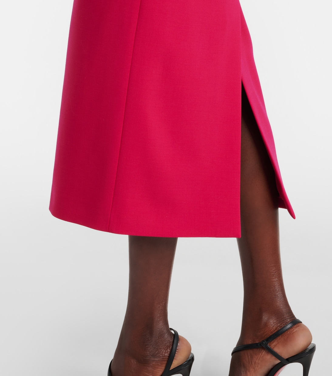 Off-shoulder wool-blend cocktail dress | Carolina Herrera