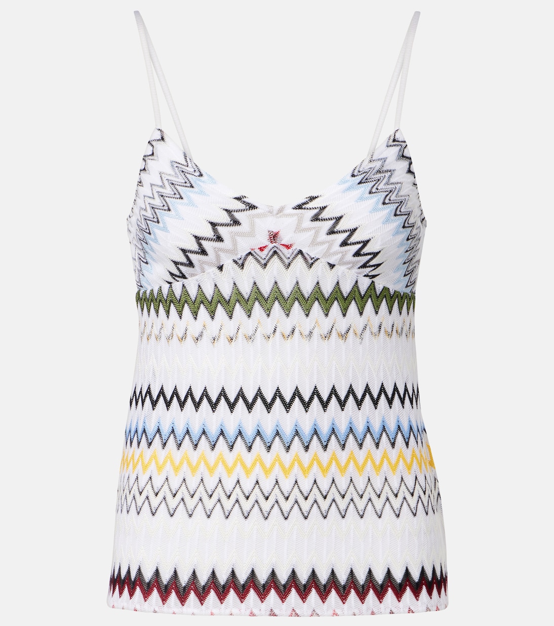 Chevron lamé tank top | Missoni