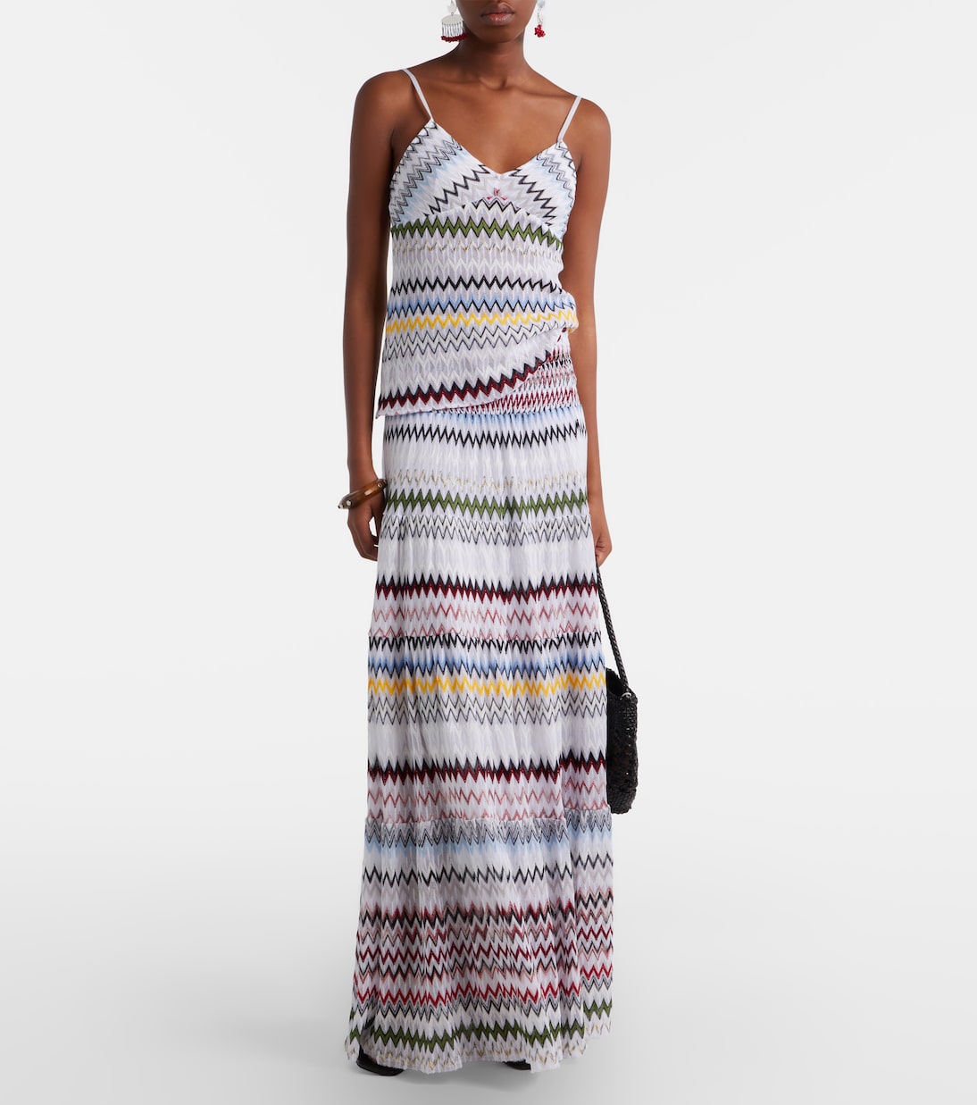 Chevron lamé tank top | Missoni