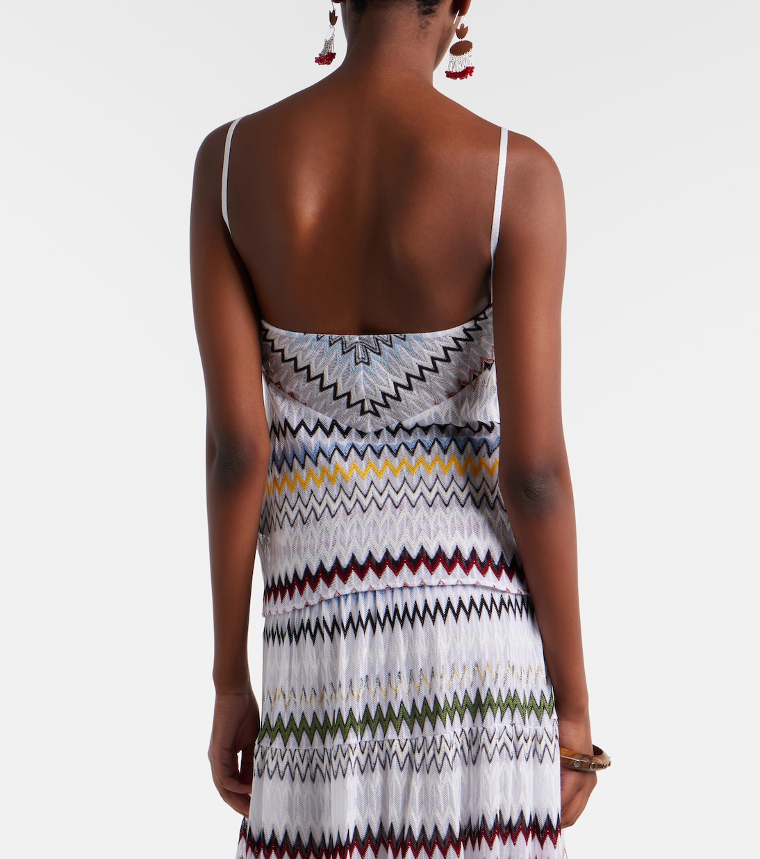 Chevron lamé tank top | Missoni