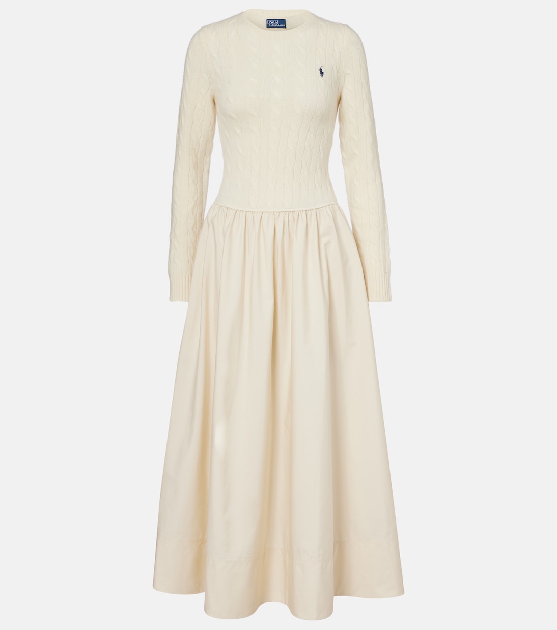 Maxikleid aus einem Wollgemisch | Polo Ralph Lauren