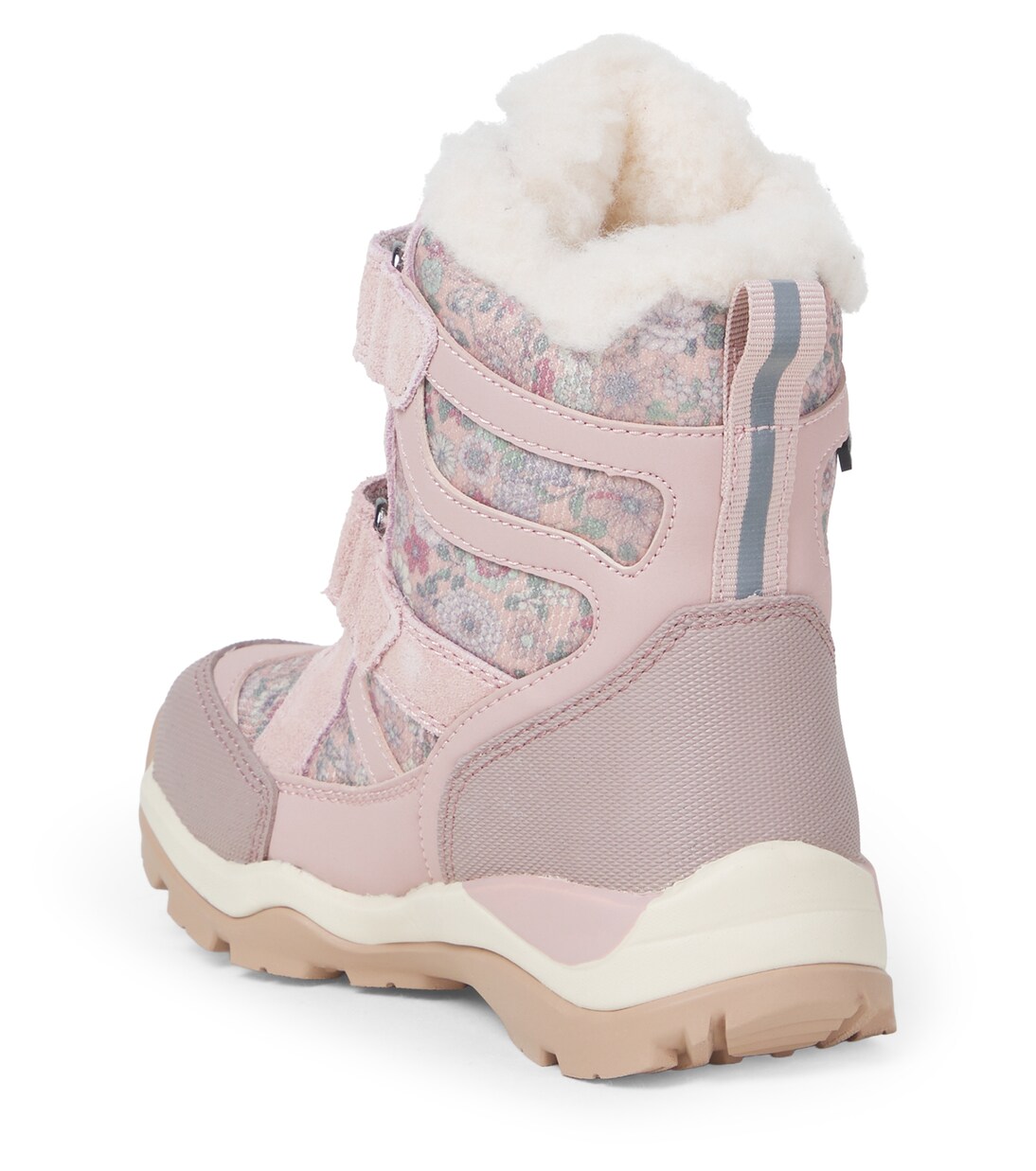 Leather-trimmed ankle boots | Wheat