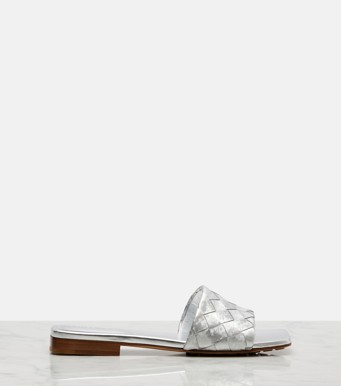 Parco Intrecciato leather mules | Bottega Veneta