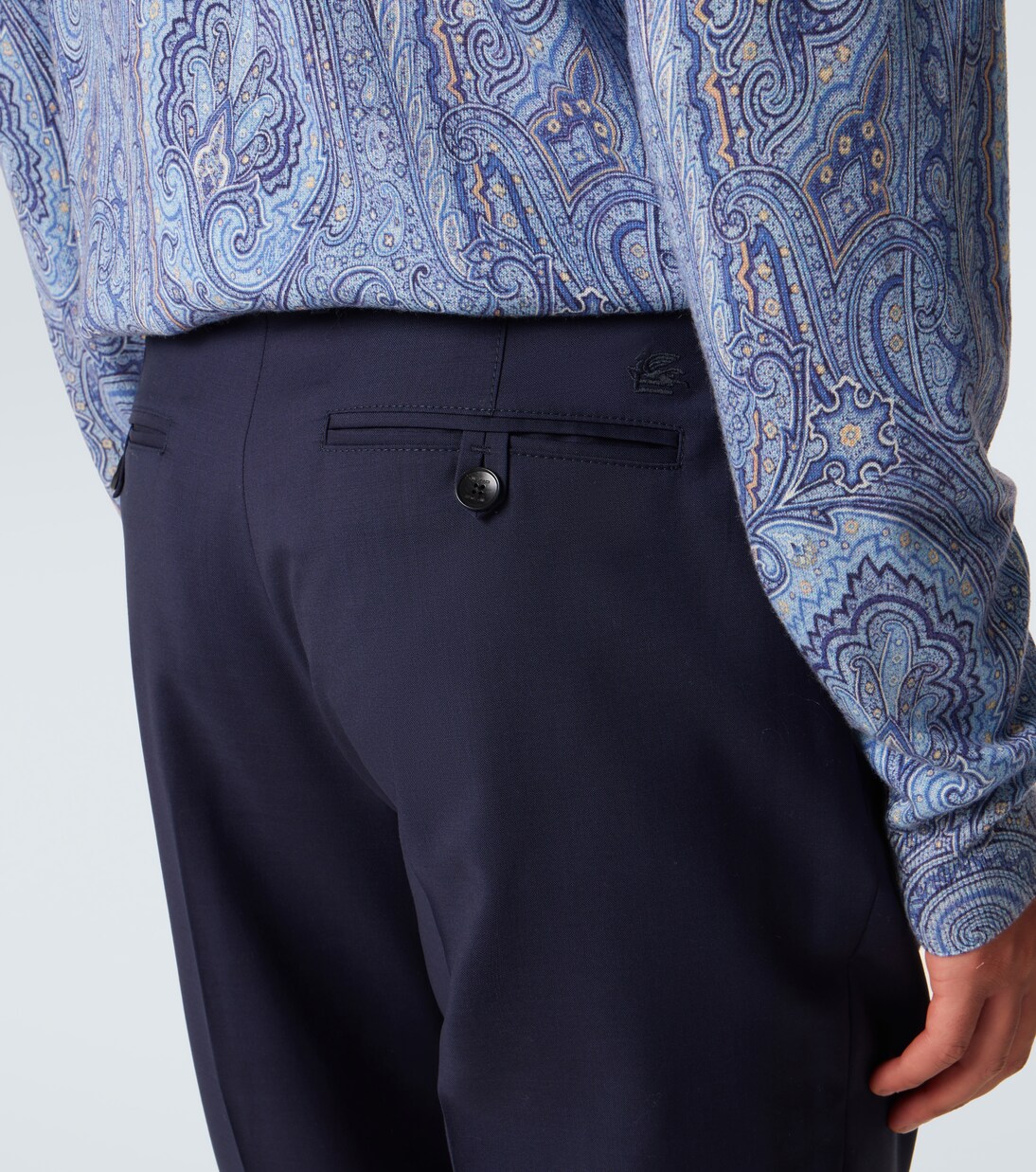 Wool slim pants | Etro