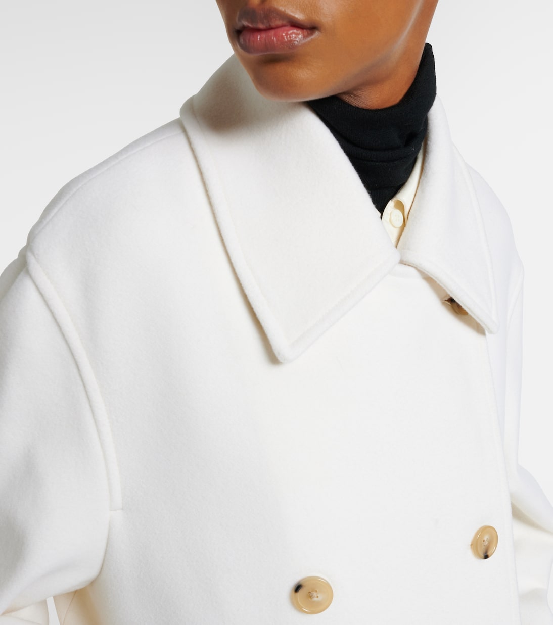 Mantel aus einem Wollgemisch | Toteme