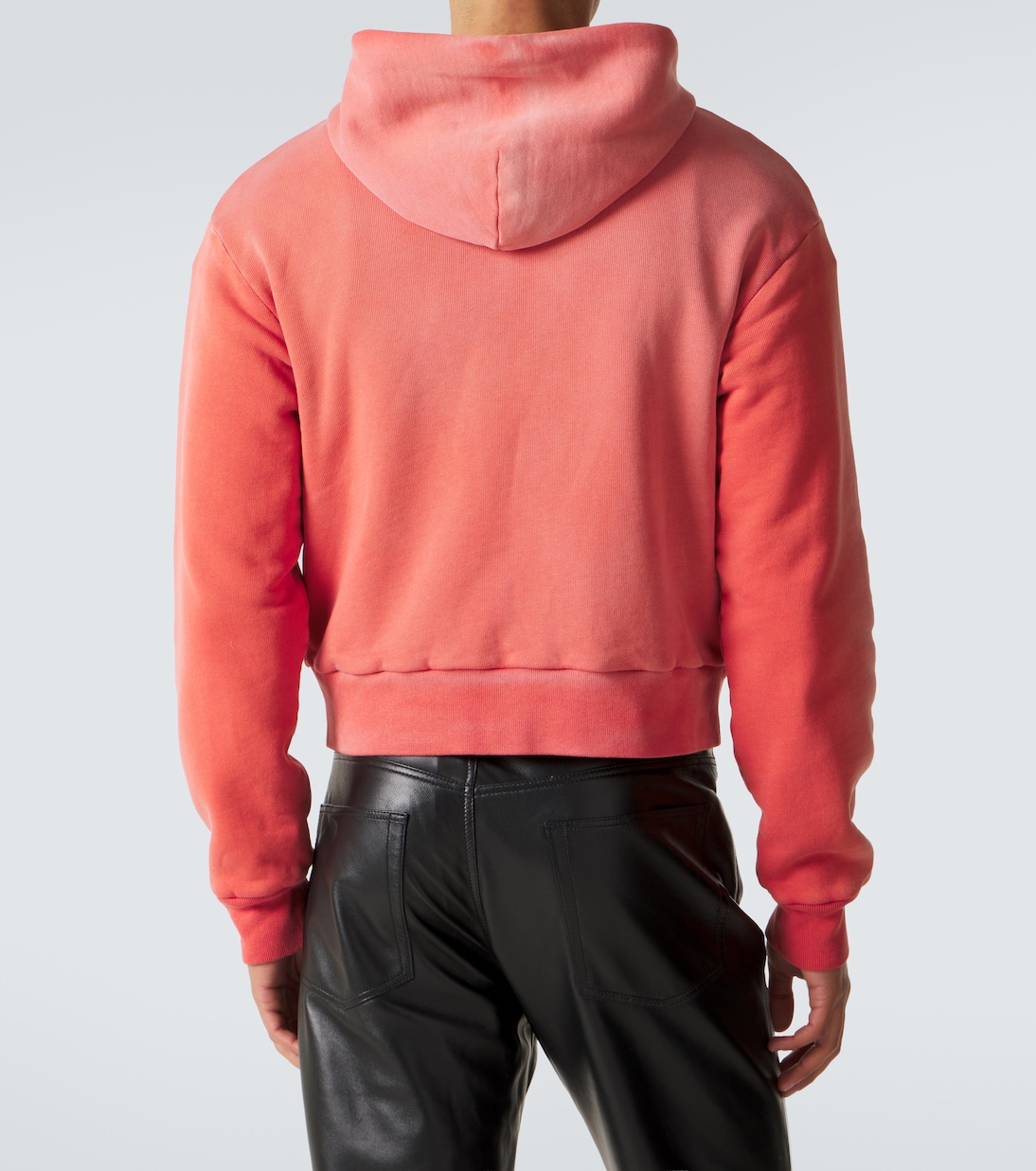 Logo cotton jersey zip-up hoodie | Acne Studios