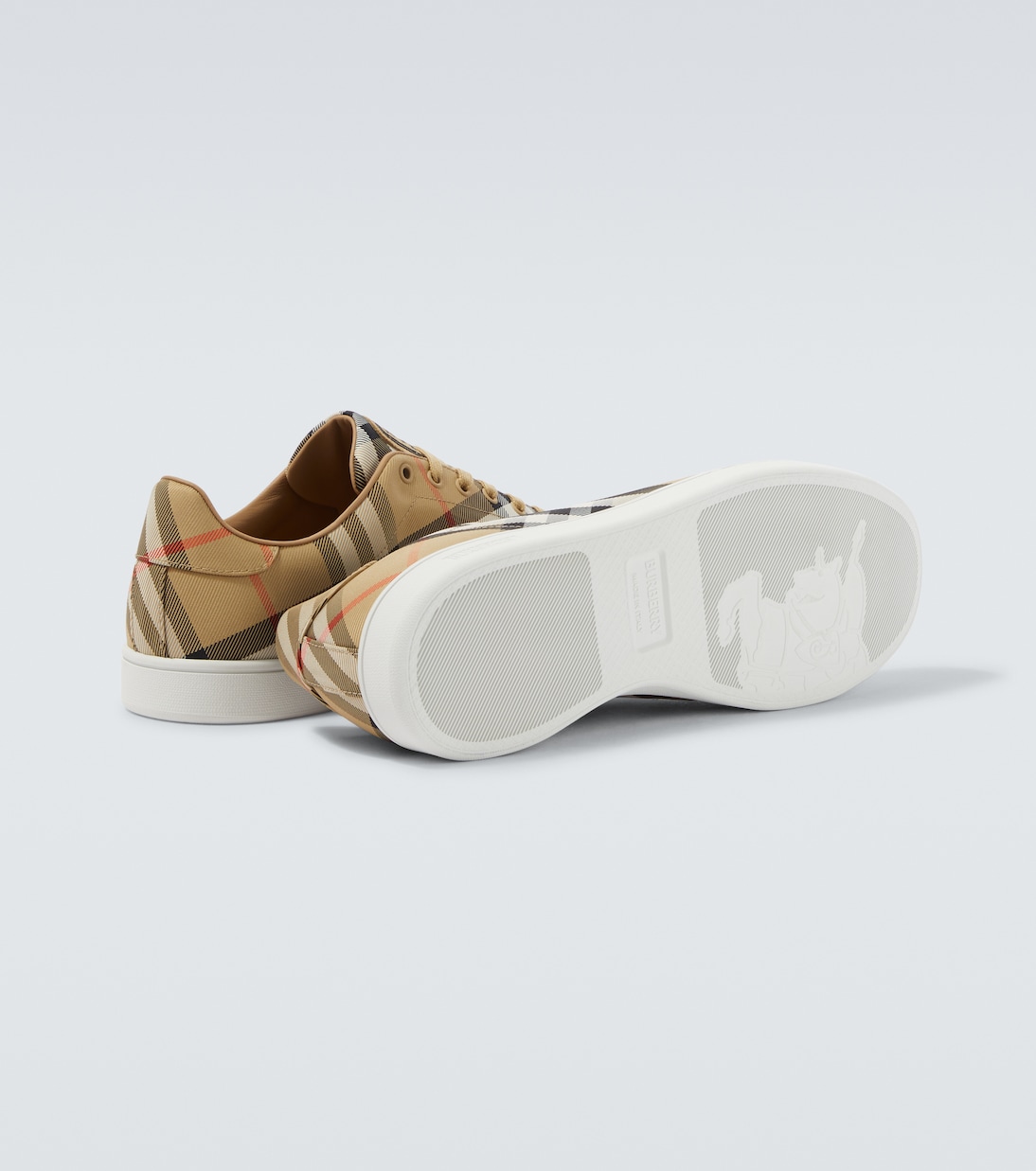 Set Burberry Check sneakers | Burberry