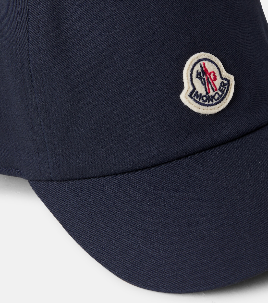 Cappello da baseball in twill di cotone con logo | Moncler Enfant