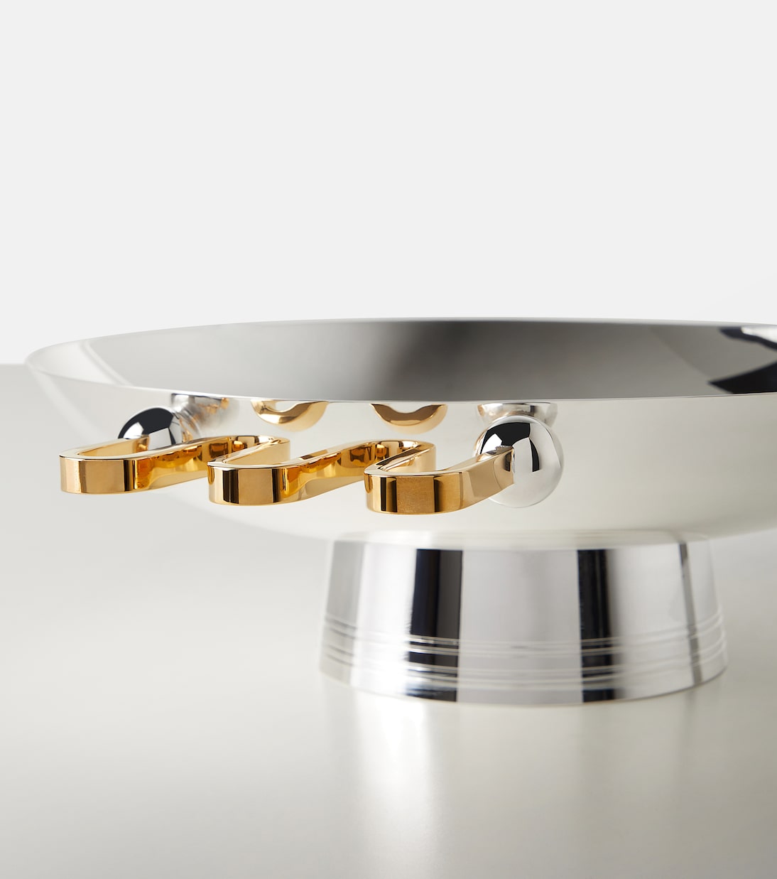 Fjerdingstad silver-plated centerpiece by Christian Fjerdingstad | Christofle