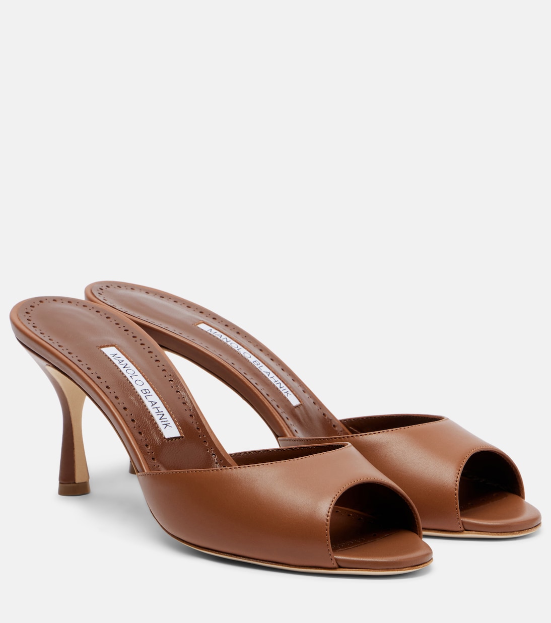 Pantoletten Jada aus Leder | Manolo Blahnik