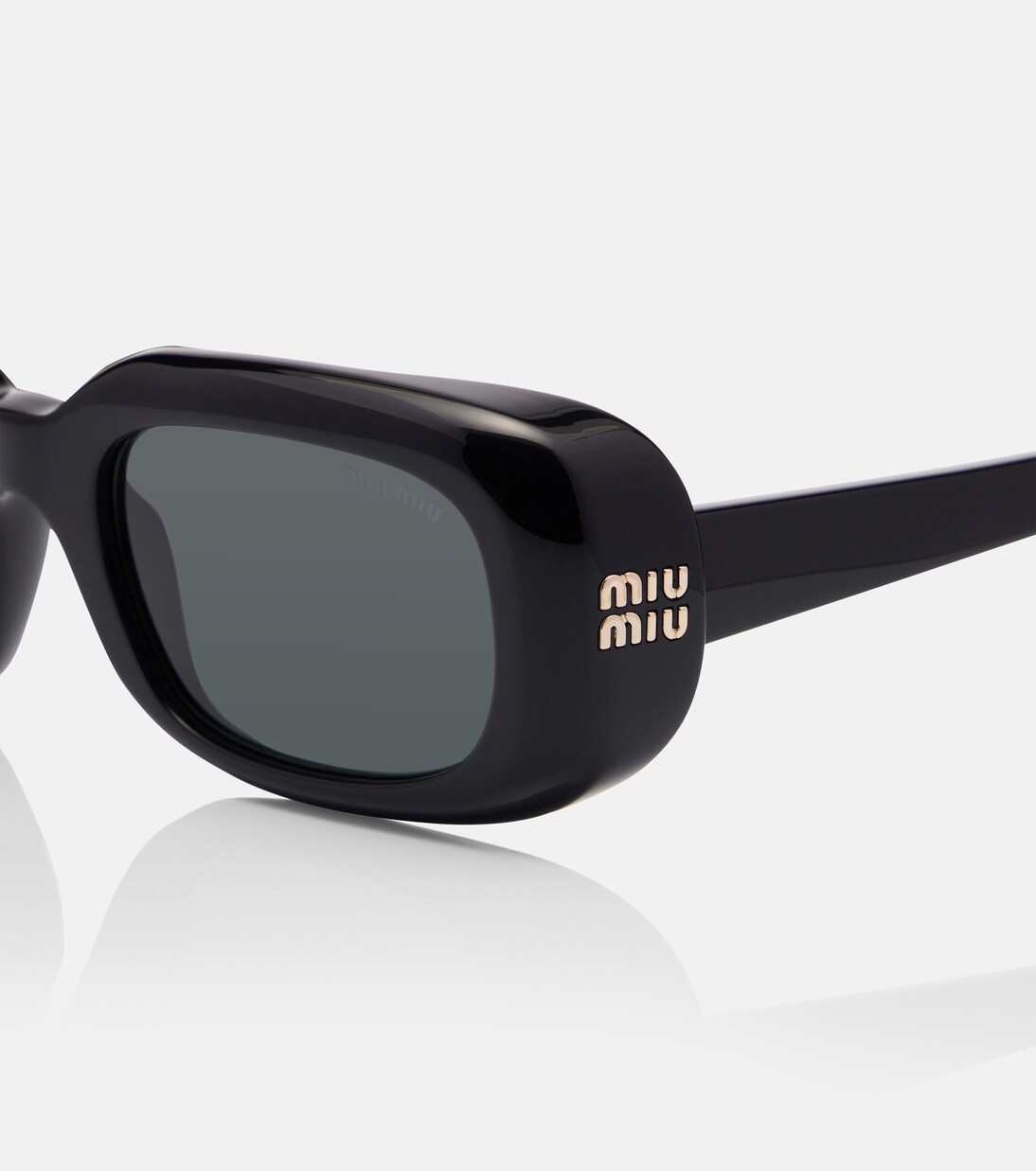 Logo rectangular sunglasses | Miu Miu