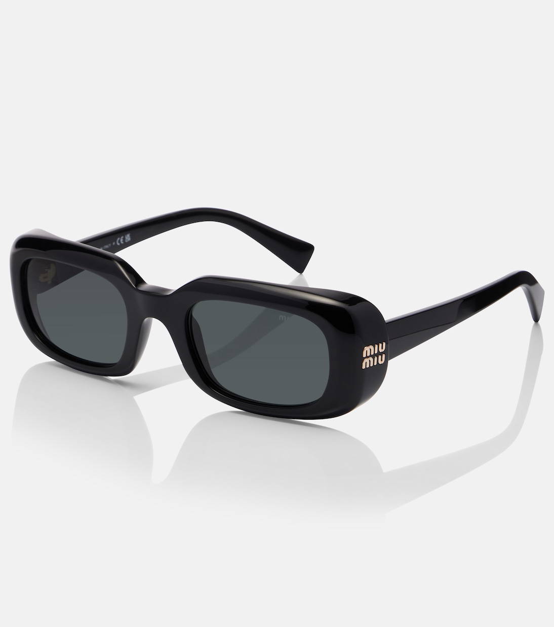 Logo rectangular sunglasses | Miu Miu