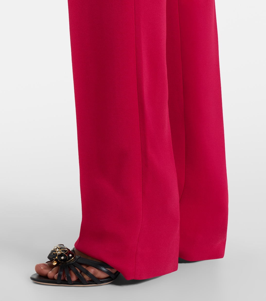 Crêpe straight pants | Valentino