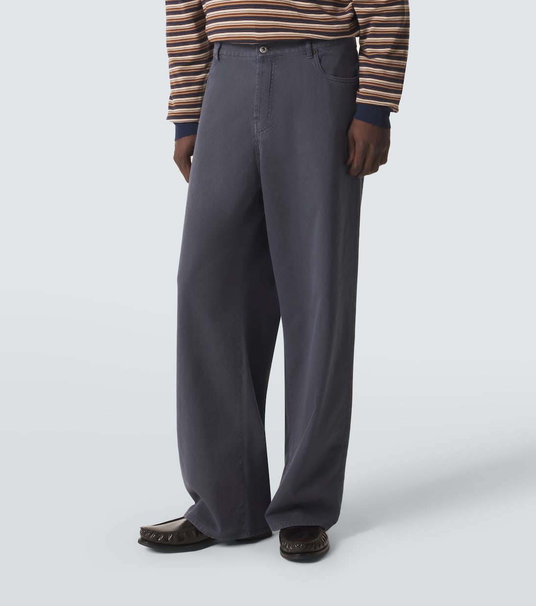 Jeans a gamba larga con ricamo | Miu Miu