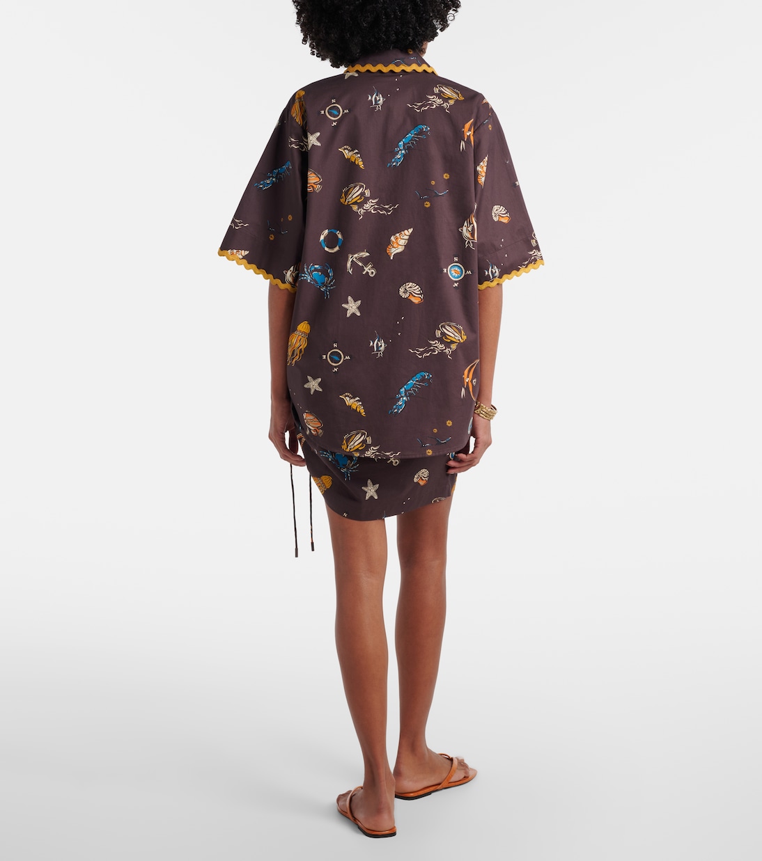 Minirock aus Baumwolle | Alémais