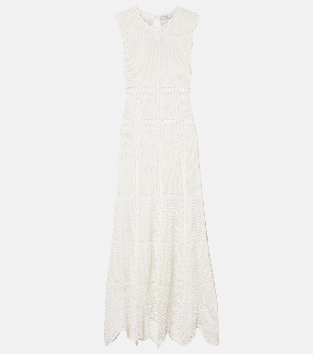 Crochet cotton midi dress | Erdem