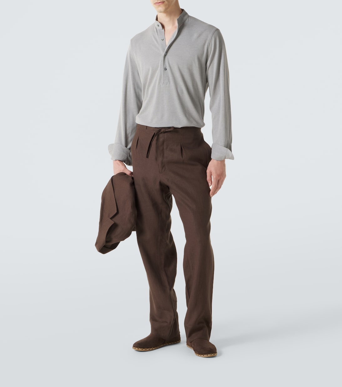 Hemd aus Baumwolle und Seide | Stòffa