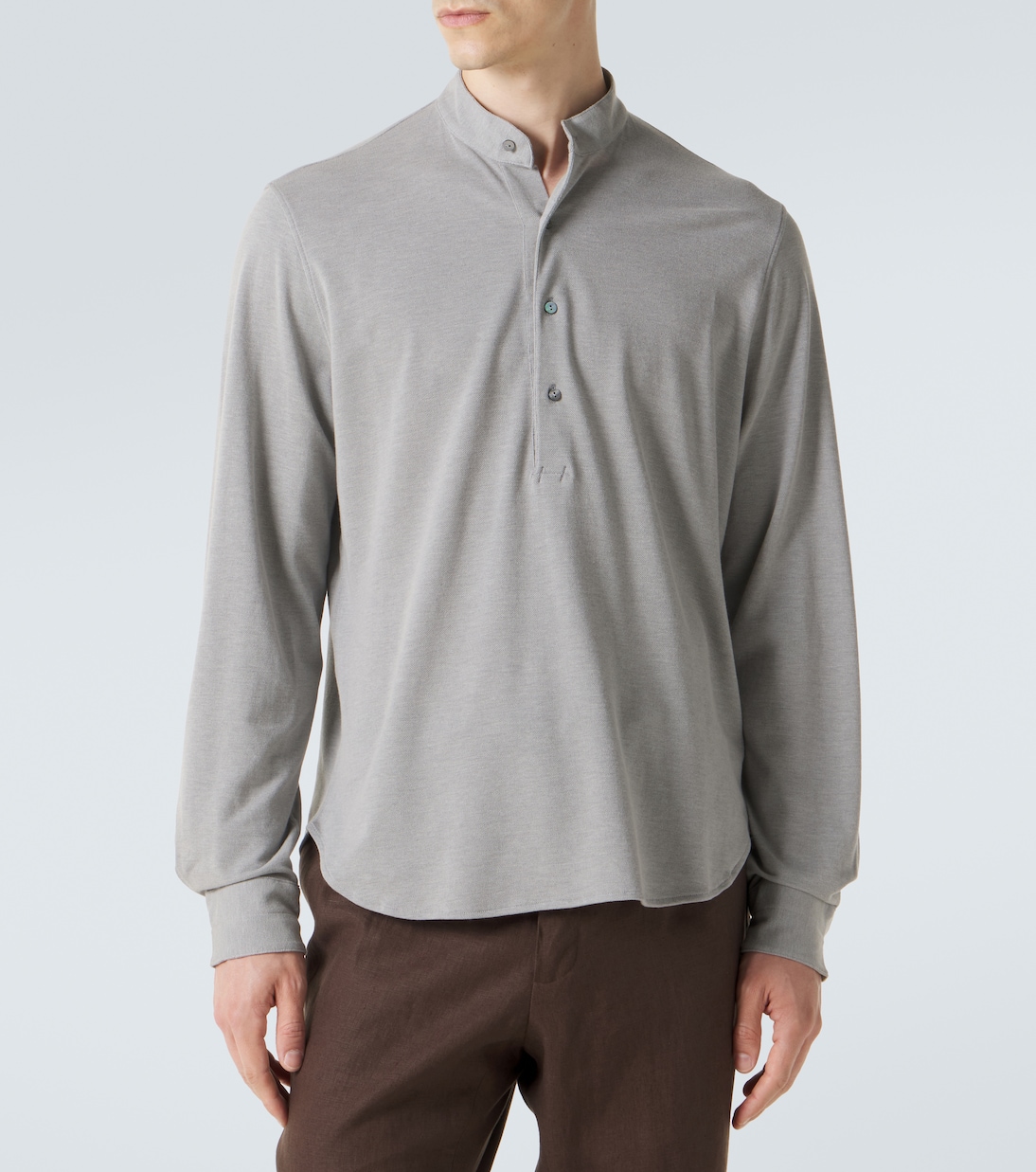 Hemd aus Baumwolle und Seide | Stòffa