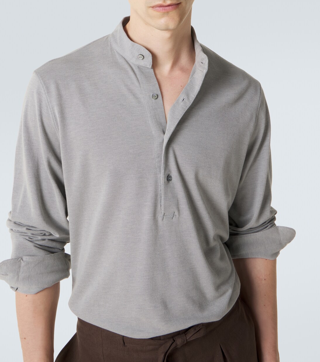 Hemd aus Baumwolle und Seide | Stòffa