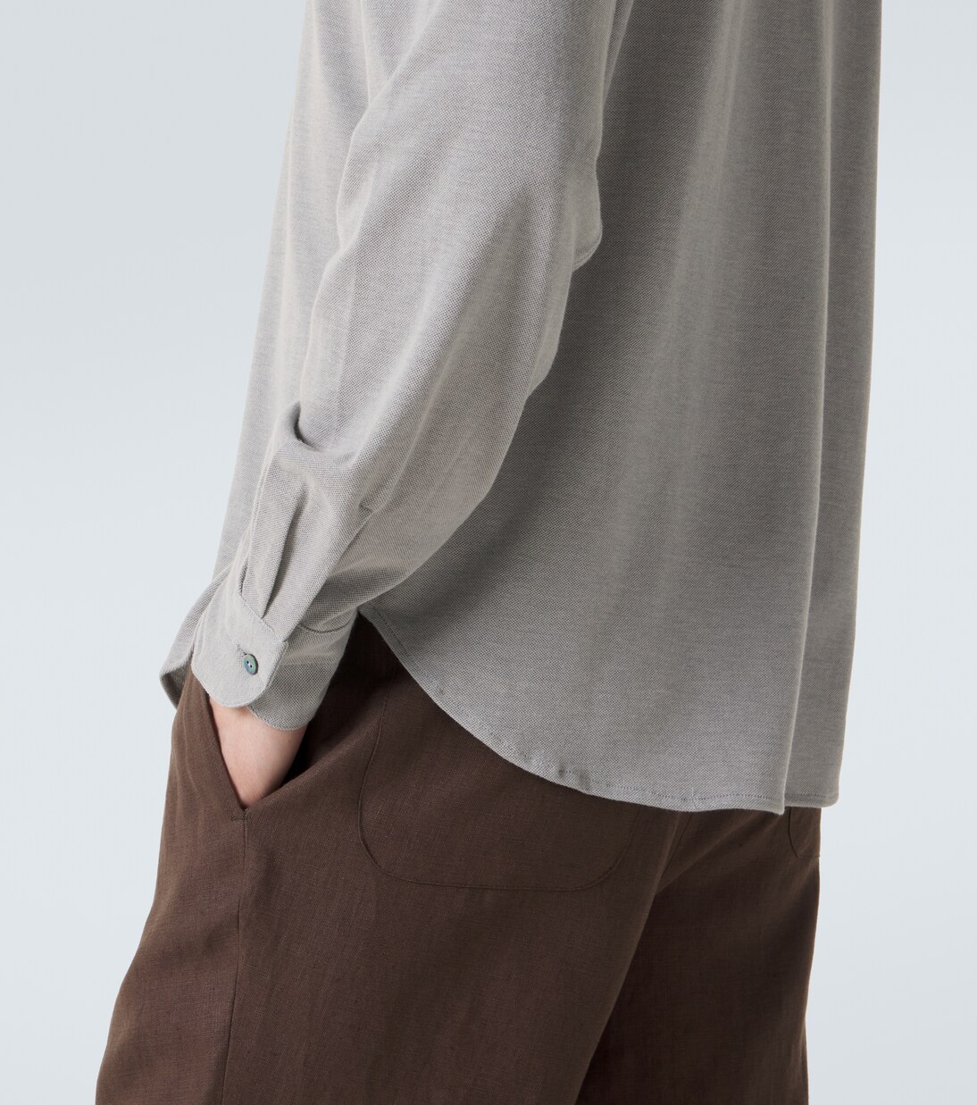 Hemd aus Baumwolle und Seide | Stòffa