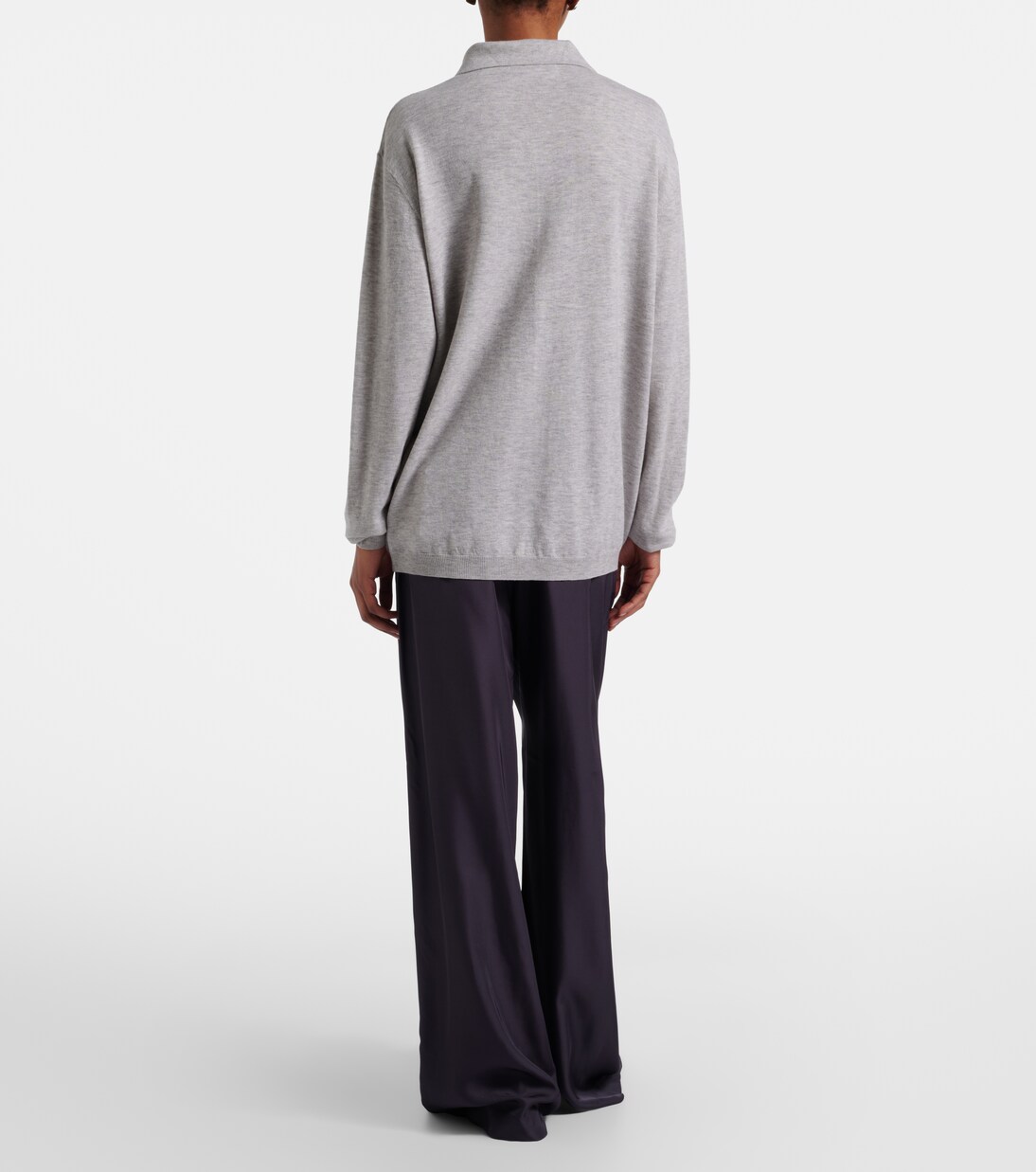 Marfa pleated twill wide-leg pants | The Frankie Shop