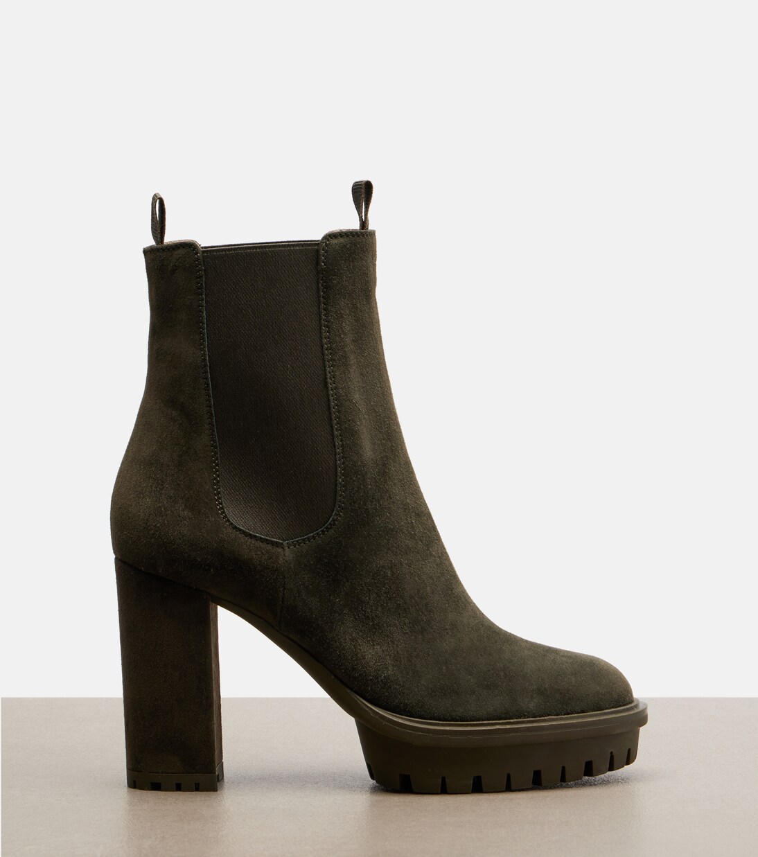 Barry suede platform ankle boots | Gianvito Rossi