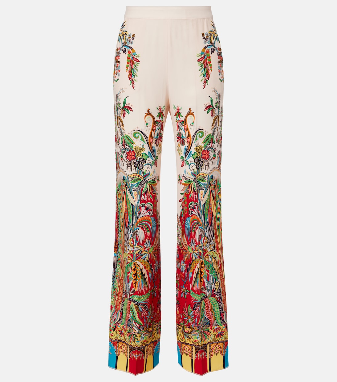 Printed silk palazzo pants | Etro