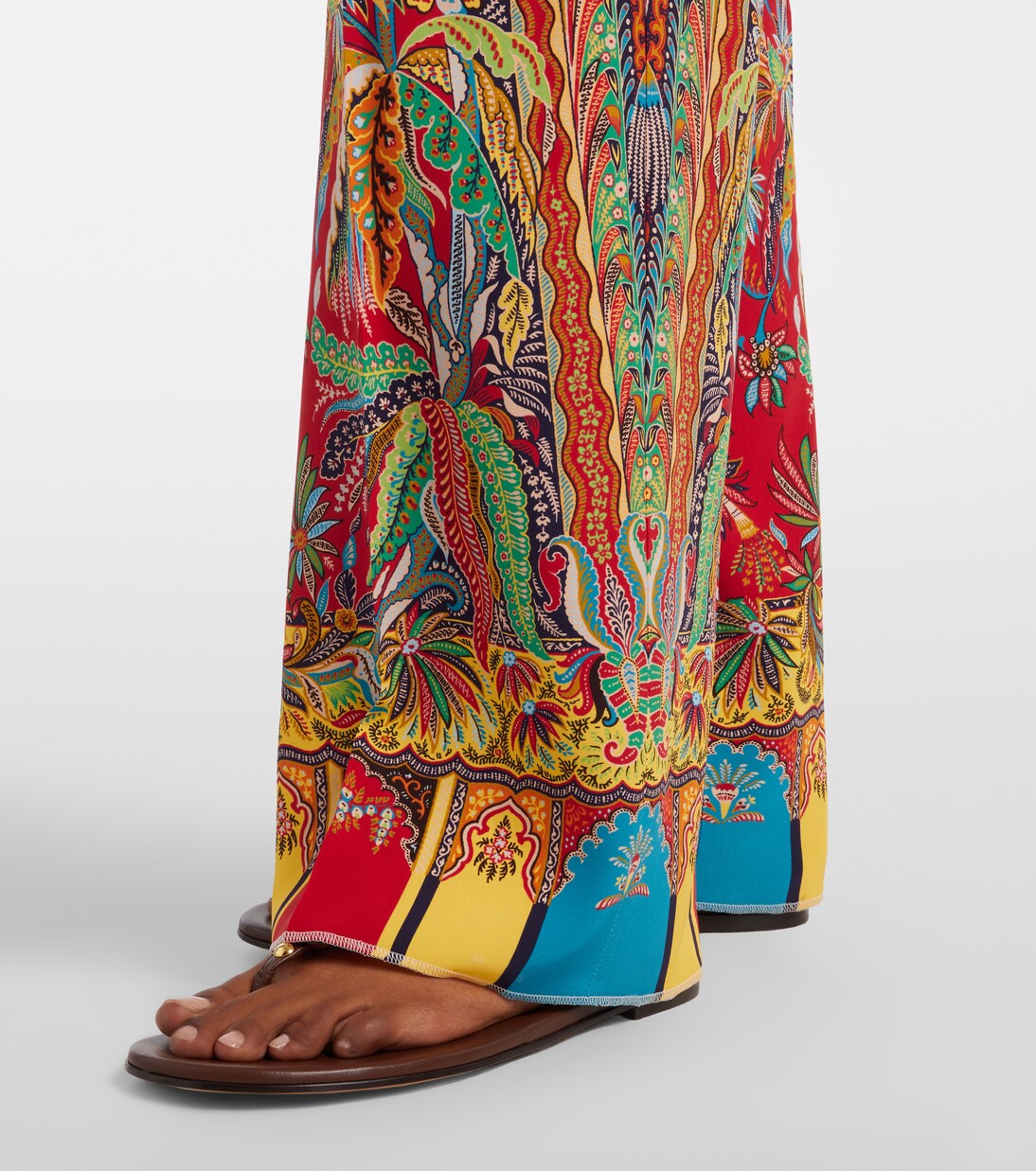 Printed silk palazzo pants | Etro