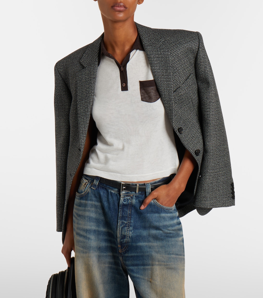 Polo semi-transparent | Acne Studios