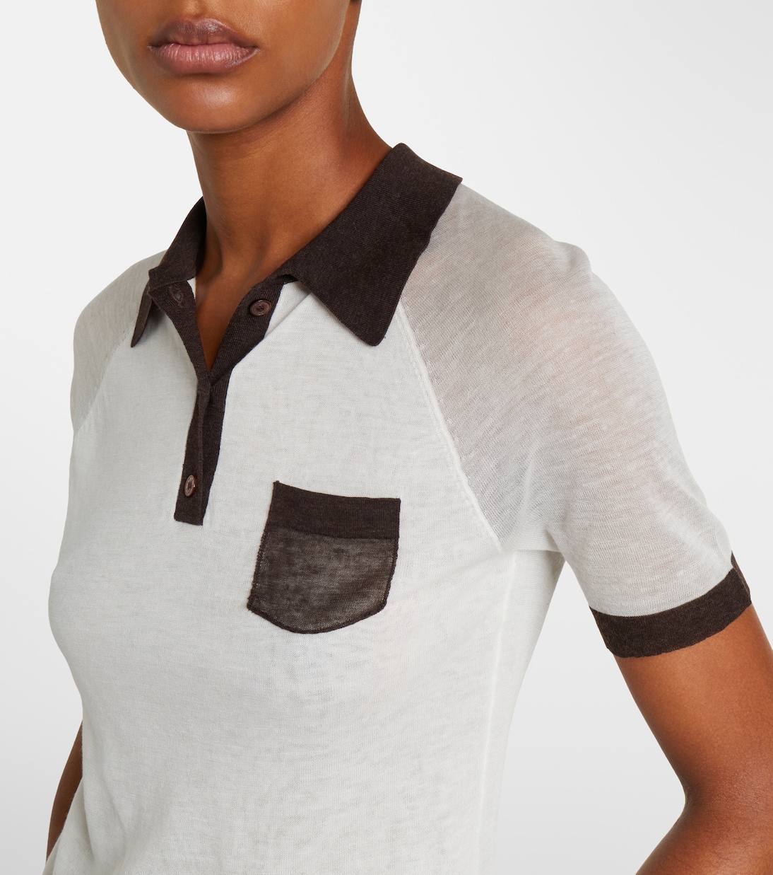 Polo semi-transparent | Acne Studios