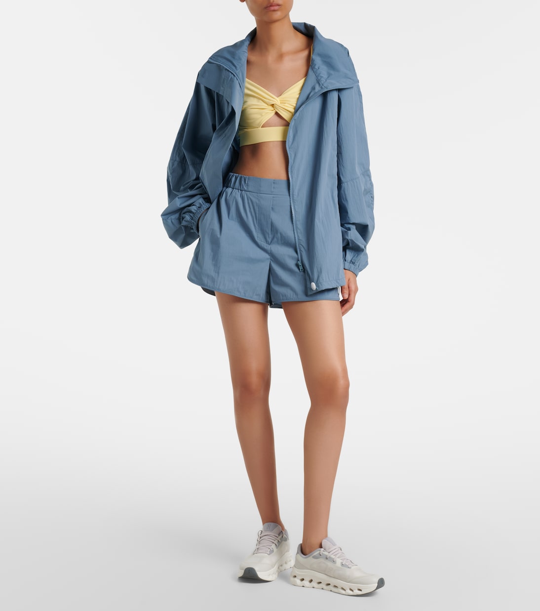 Shell cotton-blend jacket  | Norba