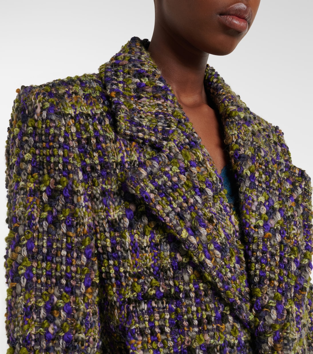 Wool-blend tweed blazer | Saint Laurent