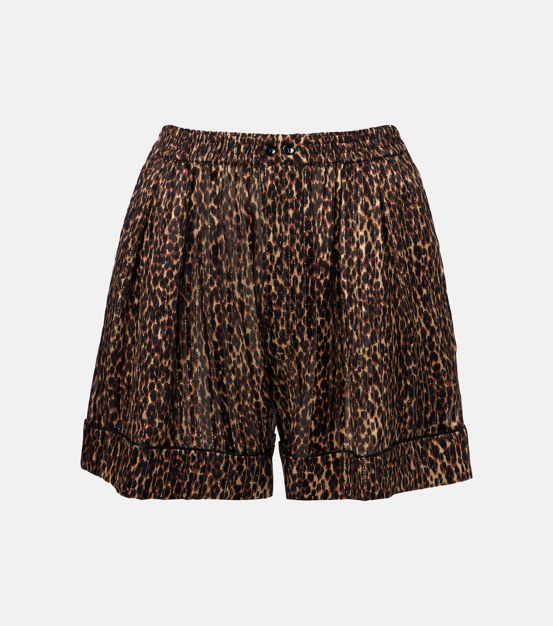 Bedruckte Shorts aus Seide | Saint Laurent