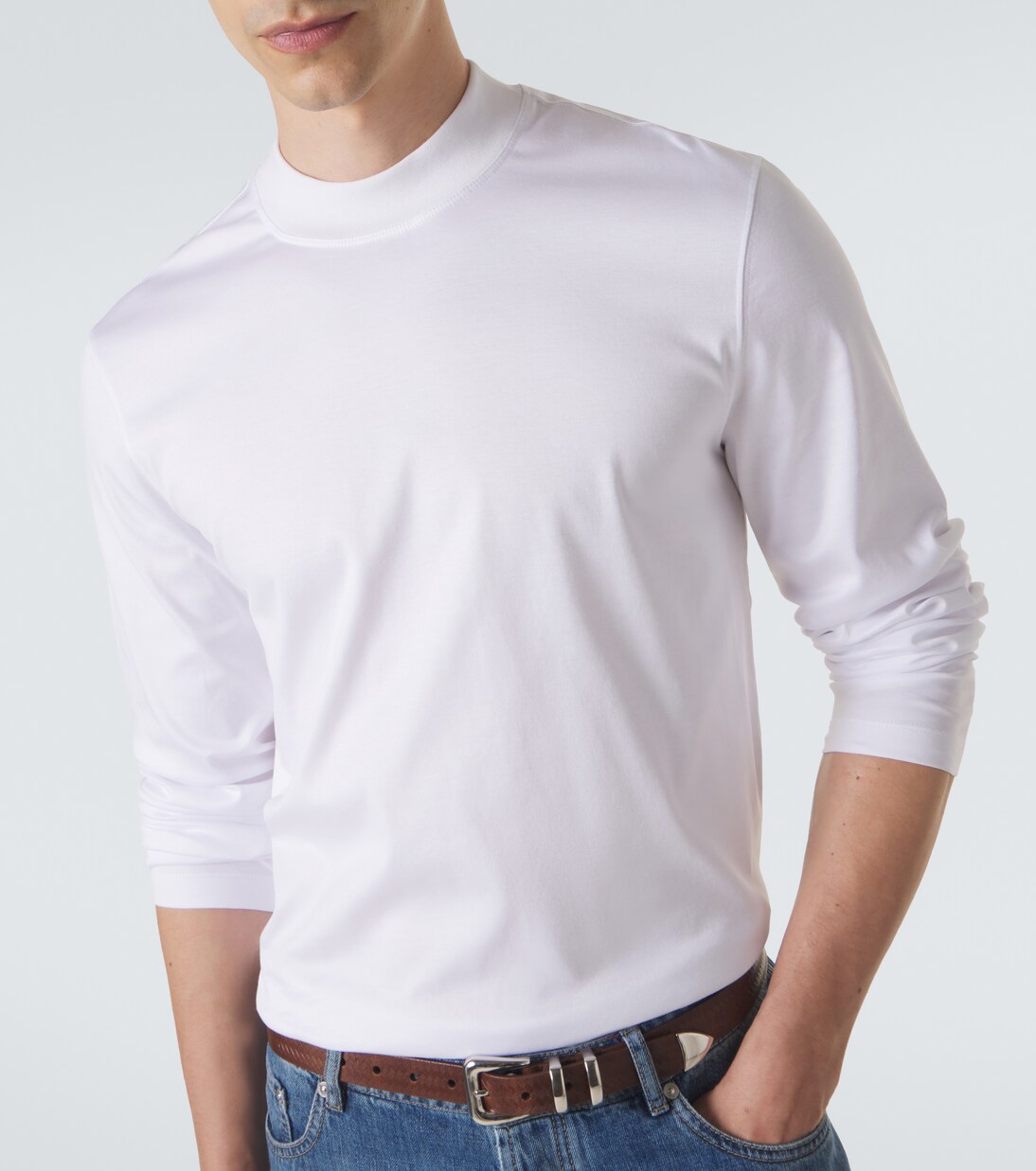 Camiseta de jersey de algodón | Brunello Cucinelli