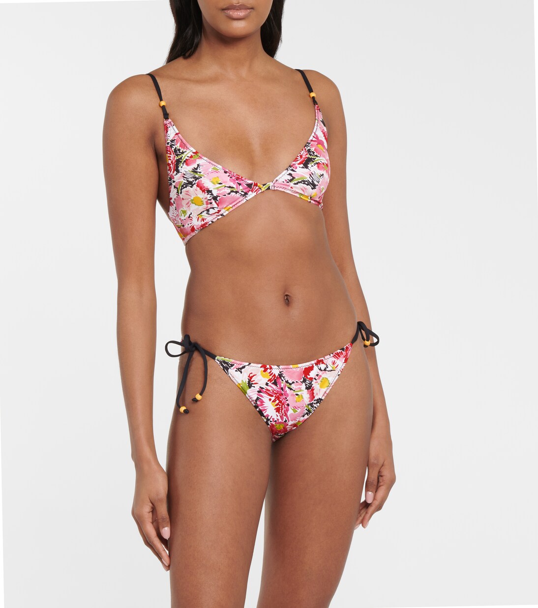 Haut de bikini triangle à fleurs | Stella McCartney