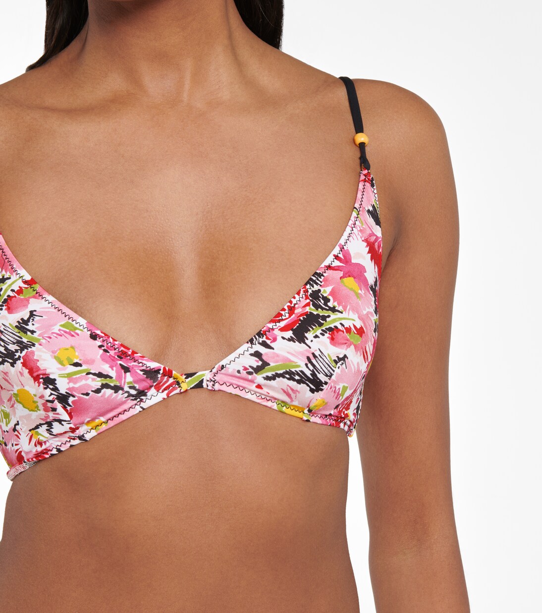 Haut de bikini triangle à fleurs | Stella McCartney