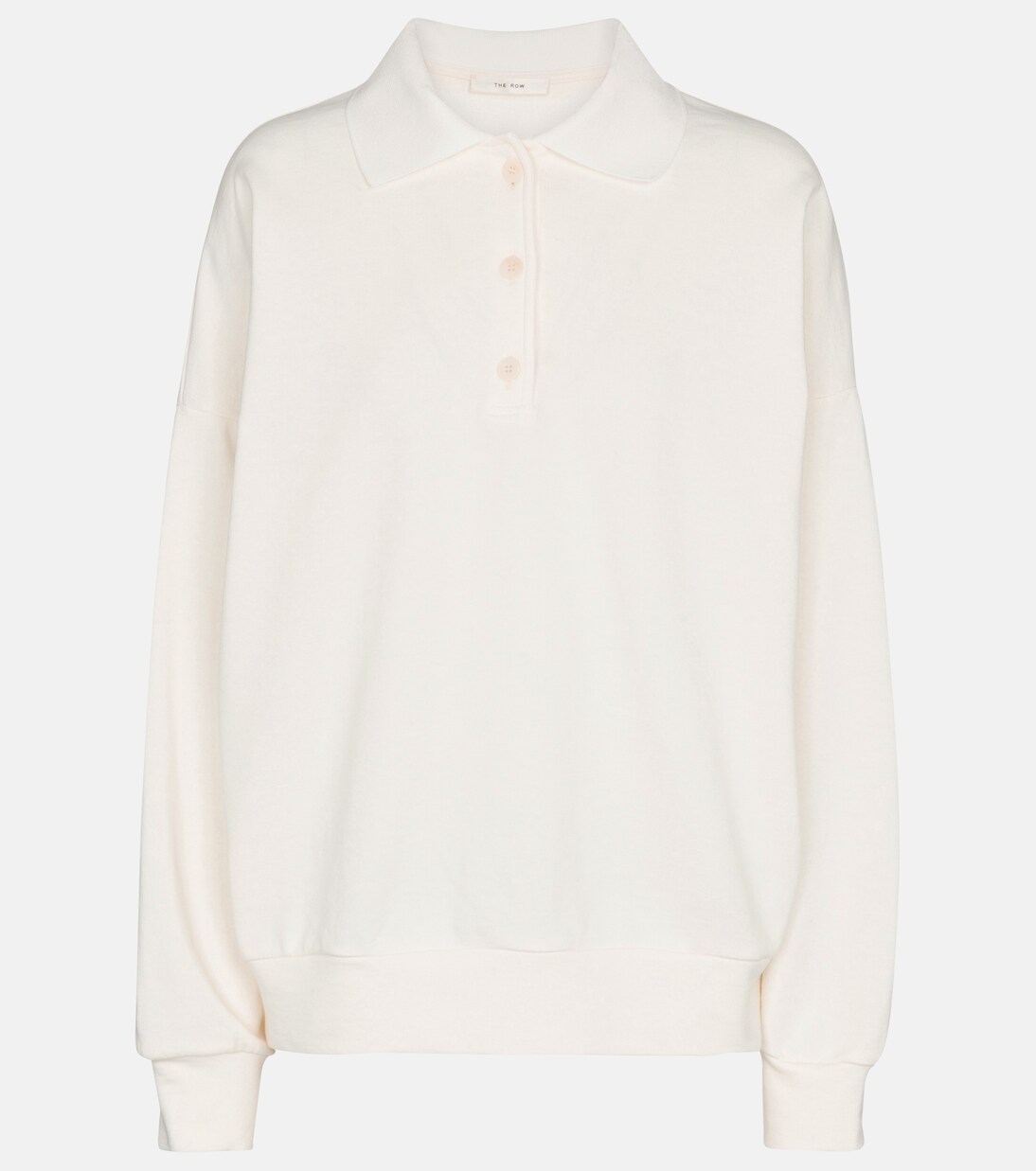 Corzas cotton polo sweater | The Row
