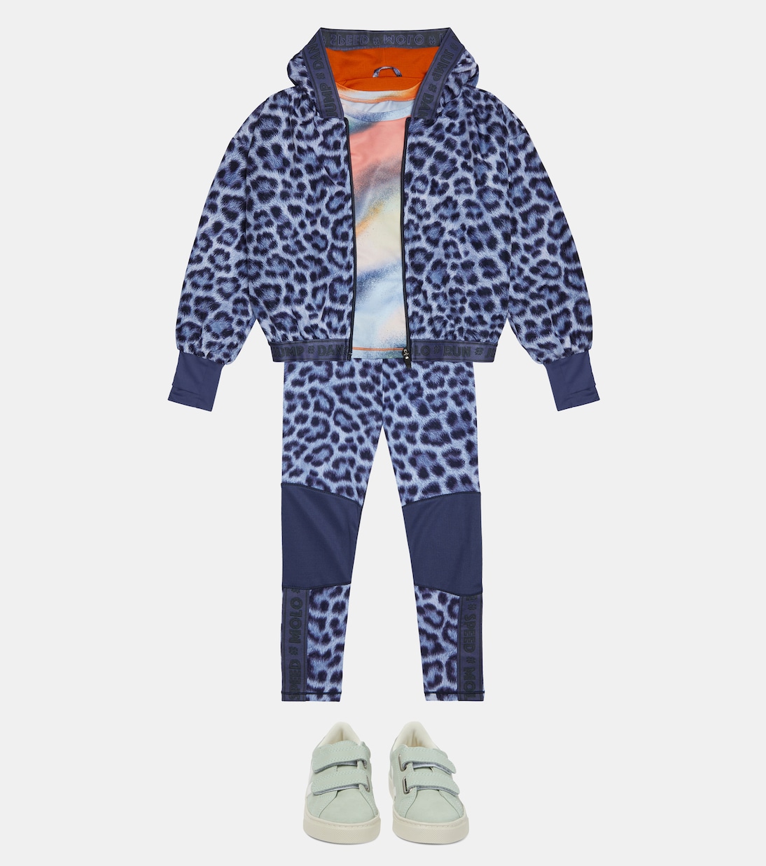 Sweat-shirt Ophelia à capuche et motif léopard | Molo