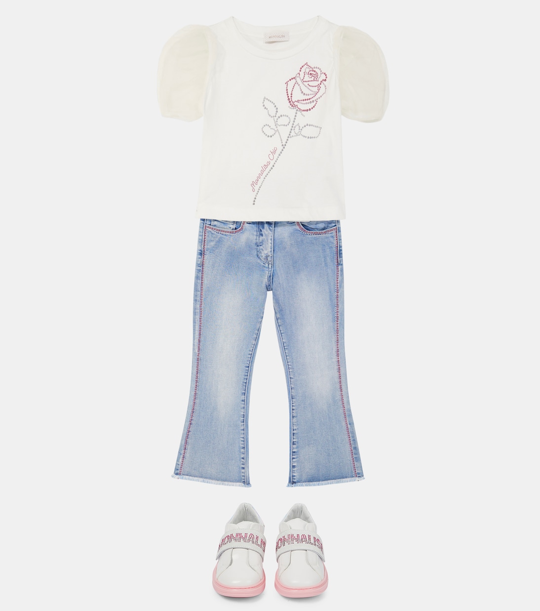 Verzierte Jeans | Monnalisa