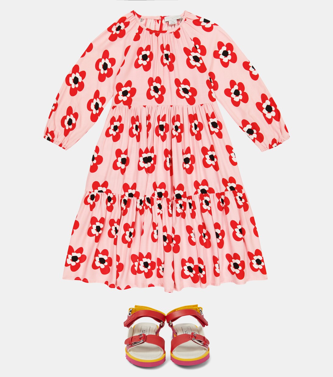 Floral tiered dress | Stella McCartney Kids