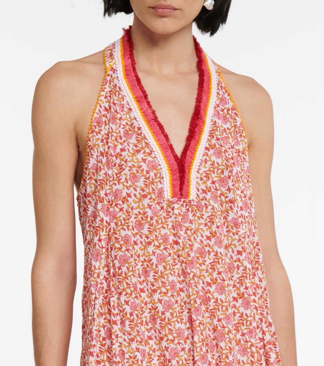 Robe longue à fleurs | Poupette St Barth