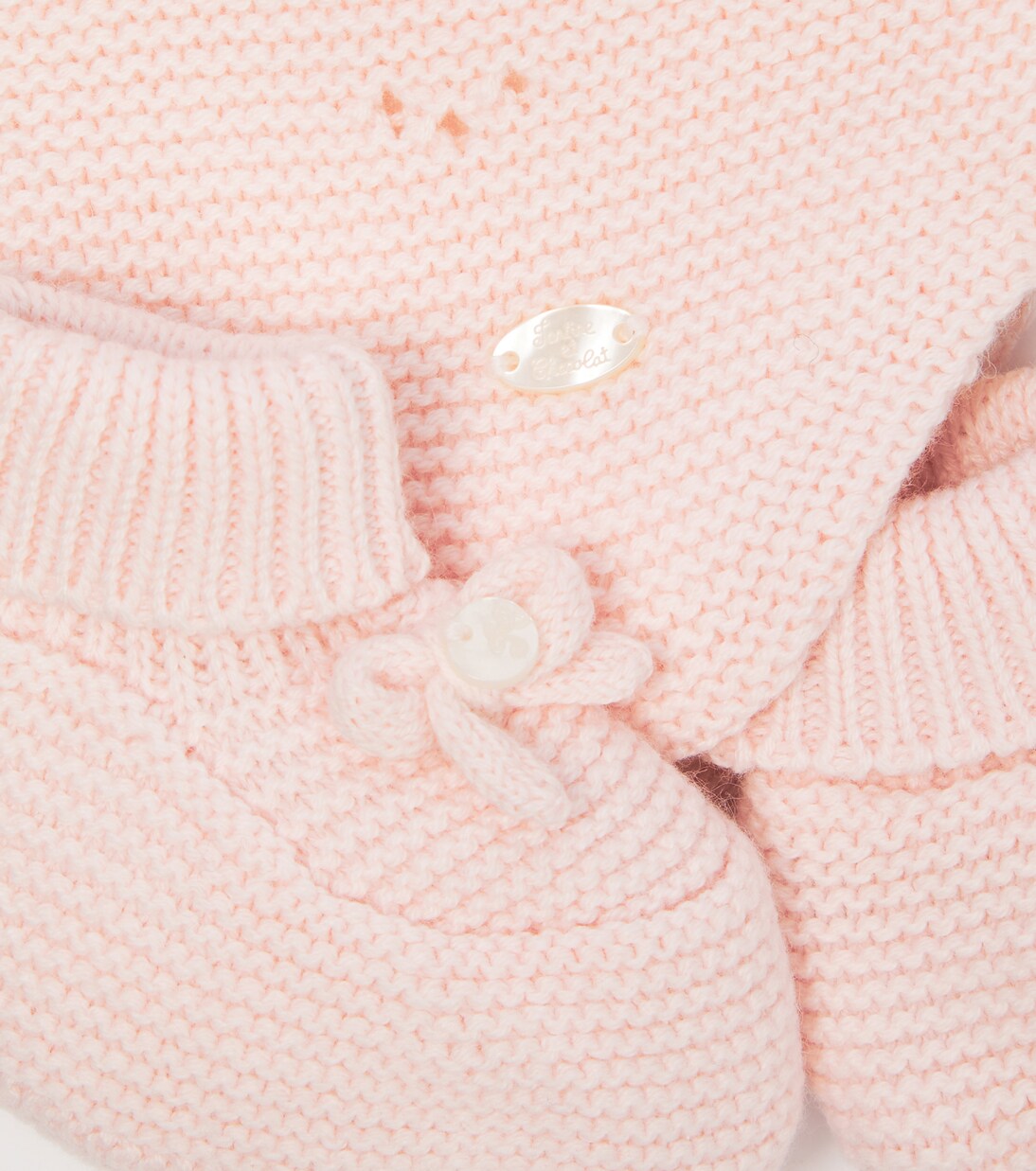 Bébé – Ensemble bonnet et chaussettes en coton mélangé | Tartine et Chocolat