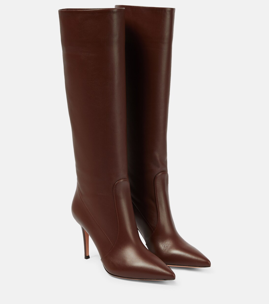 Hansen 85 knee-high leather boots | Gianvito Rossi