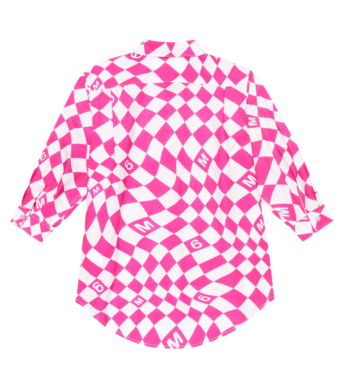 Printed cotton shirt dress | MM6 Maison Margiela Kids