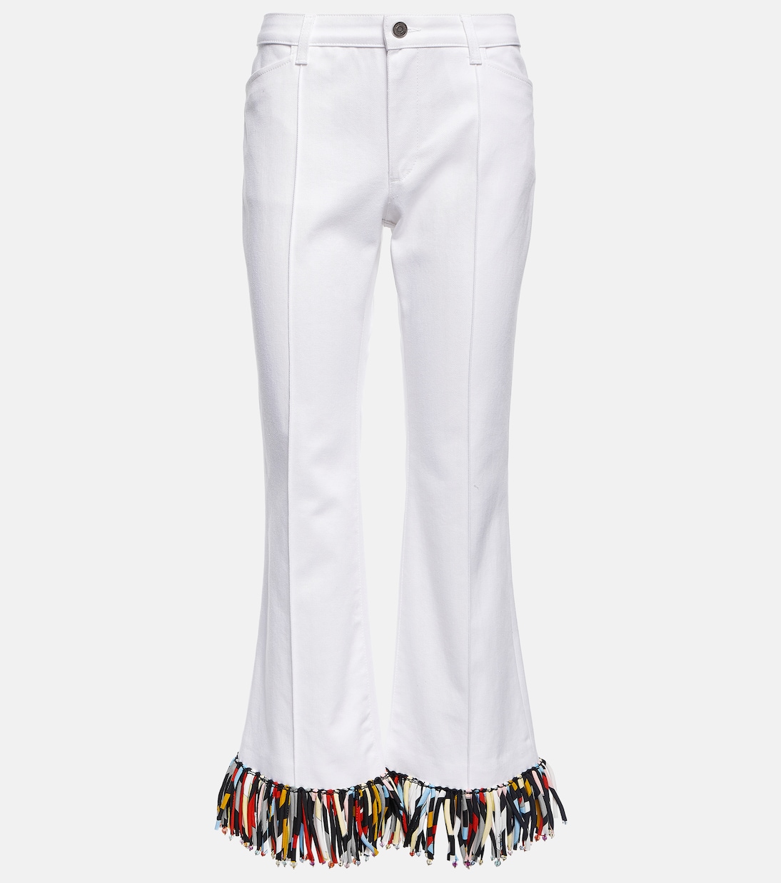 Pantalones de tiro alto cropped | Pucci