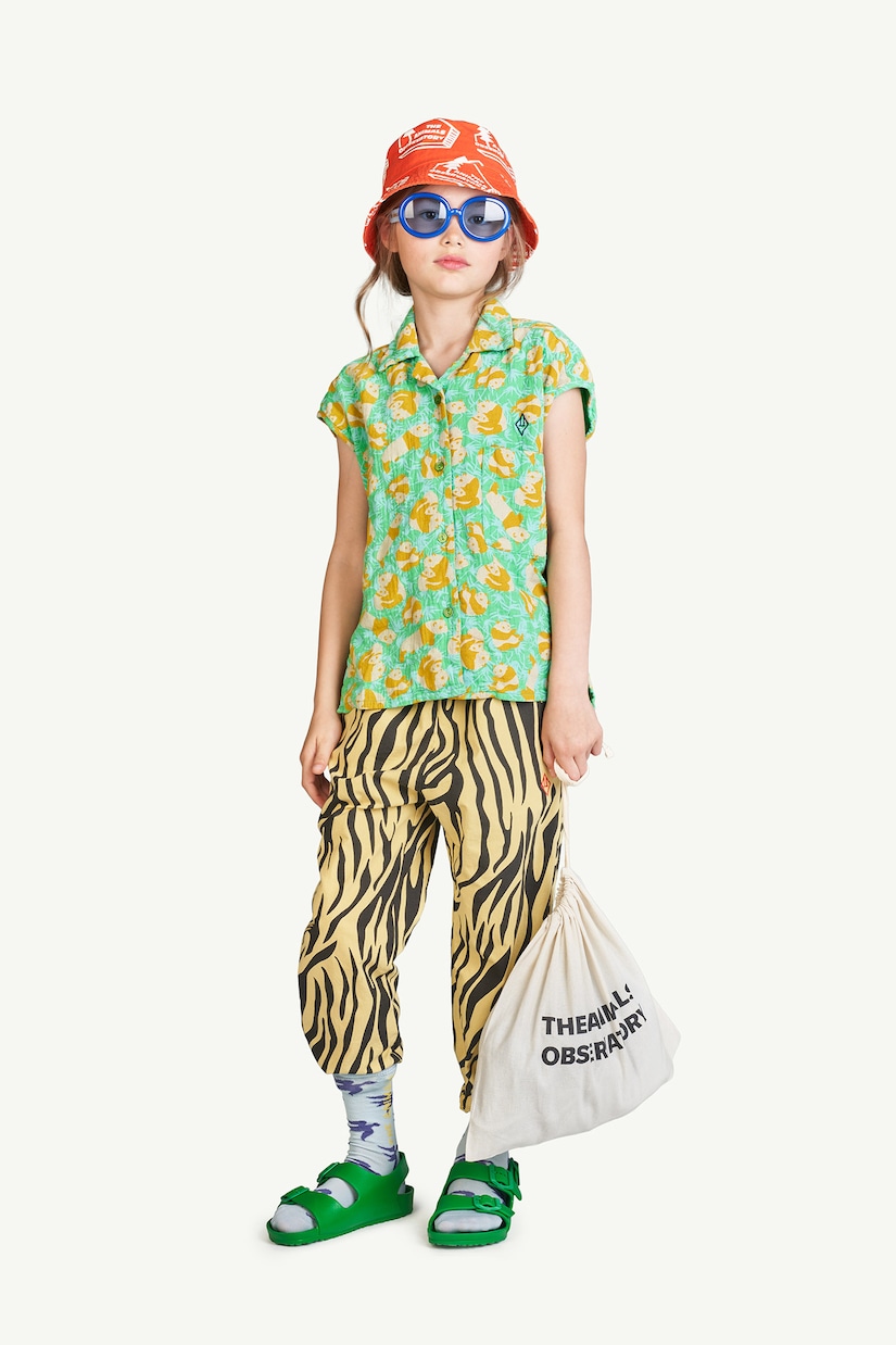 Pantalon Elephant imprimé en coton | The Animals Observatory