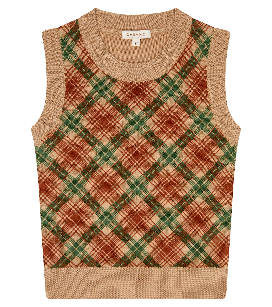 Chaleco Maple en punto de lana | Caramel