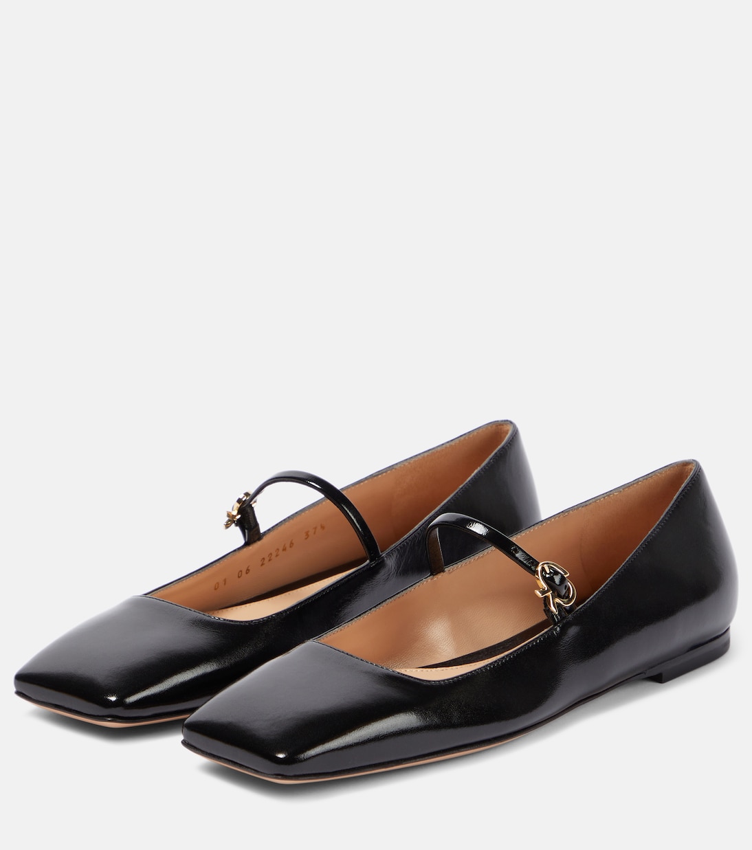Christina patent leather ballet flats | Gianvito Rossi